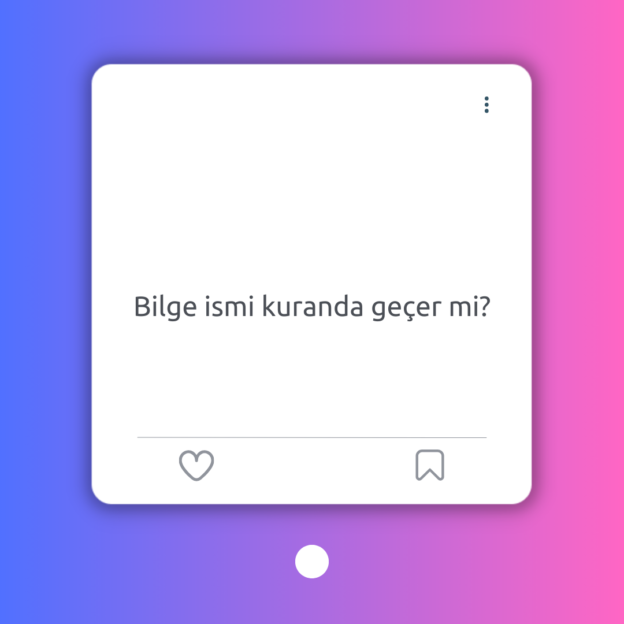 Bilge ismi kuranda geçer mi? 1