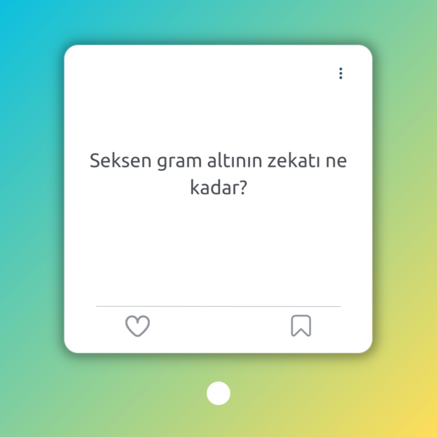 Seksen gram altının zekatı ne kadar? 1