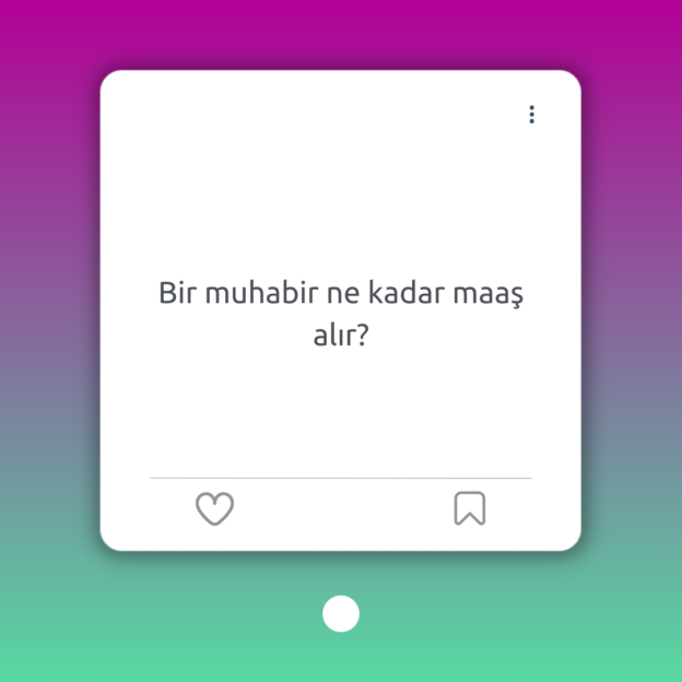 Bir muhabir ne kadar maaş alır? 1