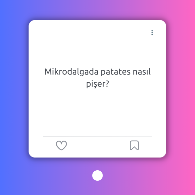 Mikrodalgada patates nasıl pişer? 1