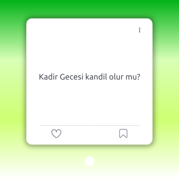 Kadir Gecesi kandil olur mu? 1