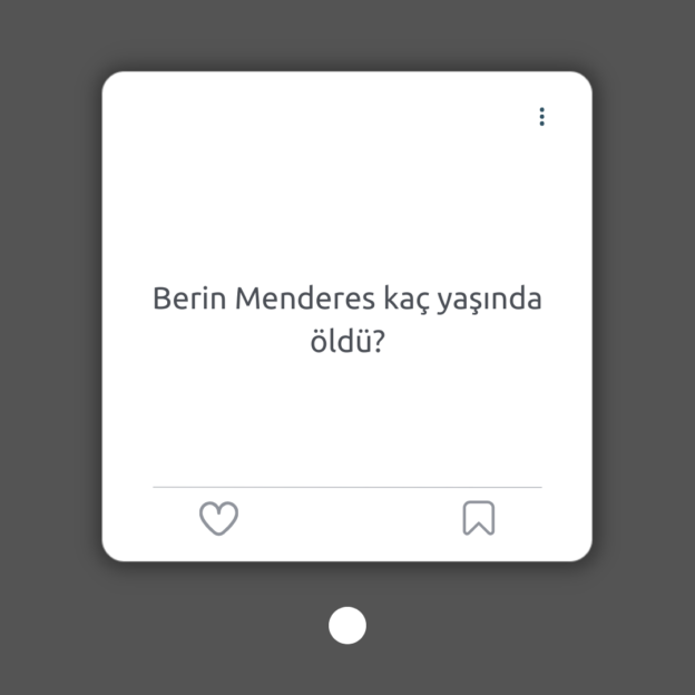 Berin Menderes kaç yaşında öldü? 1