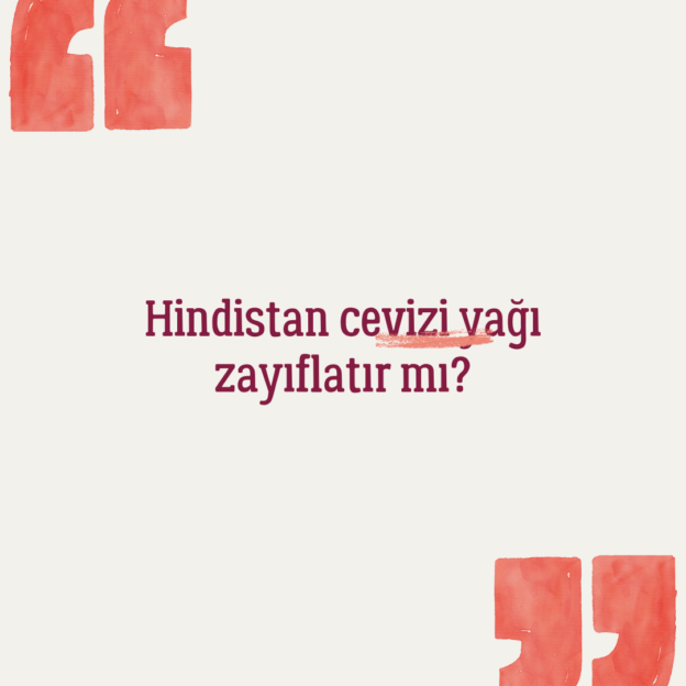 Hindistan cevizi yağı zayıflatır mı? 1