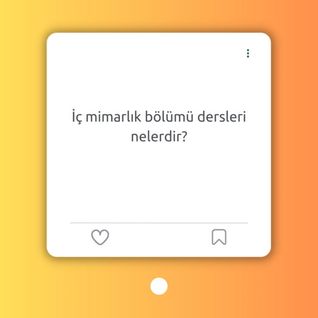 İç mimarlık bölümü dersleri nelerdir? 1