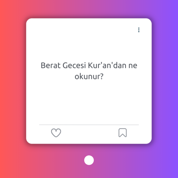 Berat Gecesi Kur'an'dan ne okunur? 1