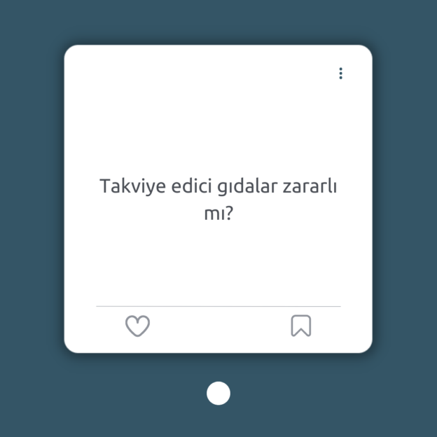 Takviye edici gıdalar zararlı mı? 1