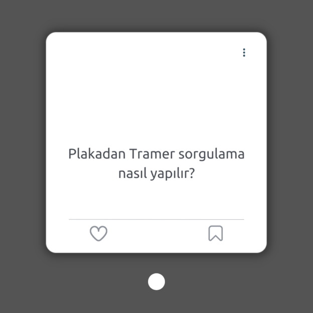 Plakadan Tramer sorgulama nasıl yapılır? 1