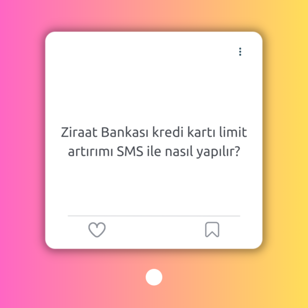 Ziraat Bankası kredi kartı limit artırımı SMS ile nasıl yapılır? 1