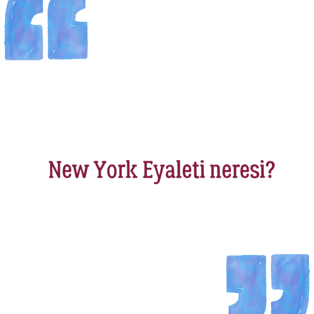 New York Eyaleti neresi? 1