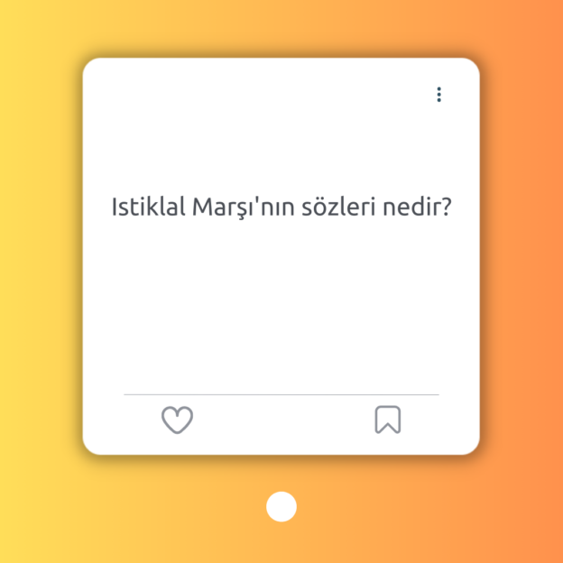 Istiklal Marşı'nın sözleri nedir? 1