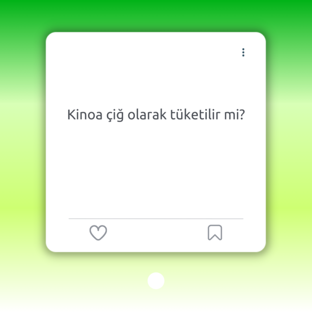 Kinoa çiğ olarak tüketilir mi? 1