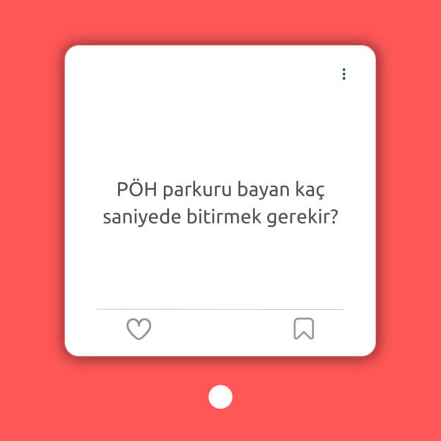 PÖH parkuru bayan kaç saniyede bitirmek gerekir? 1