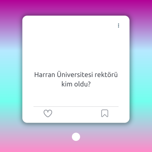 Harran Üniversitesi rektörü kim oldu? 1