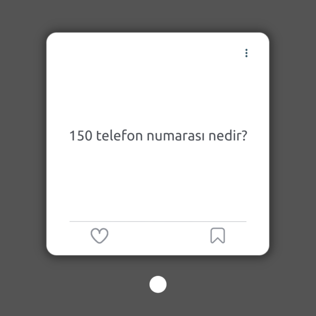 150 telefon numarası nedir? 1