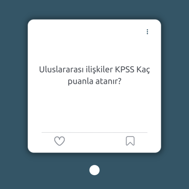 Uluslararası ilişkiler KPSS Kaç puanla atanır? 1