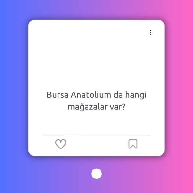 Bursa Anatolium da hangi mağazalar var? 1