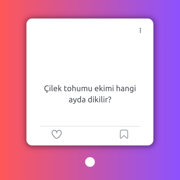 Çilek tohumu ekimi hangi ayda dikilir? 1