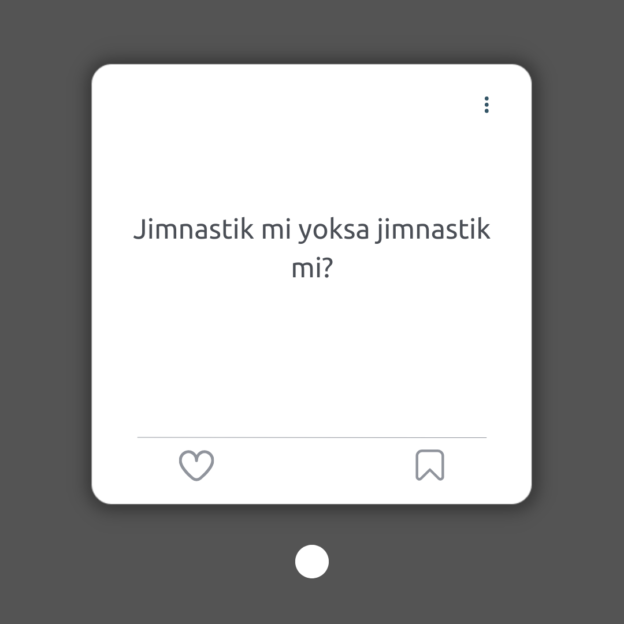 Jimnastik mi yoksa jimnastik mi? 1