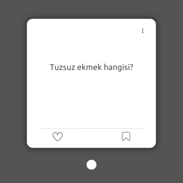 Tuzsuz ekmek hangisi? 1