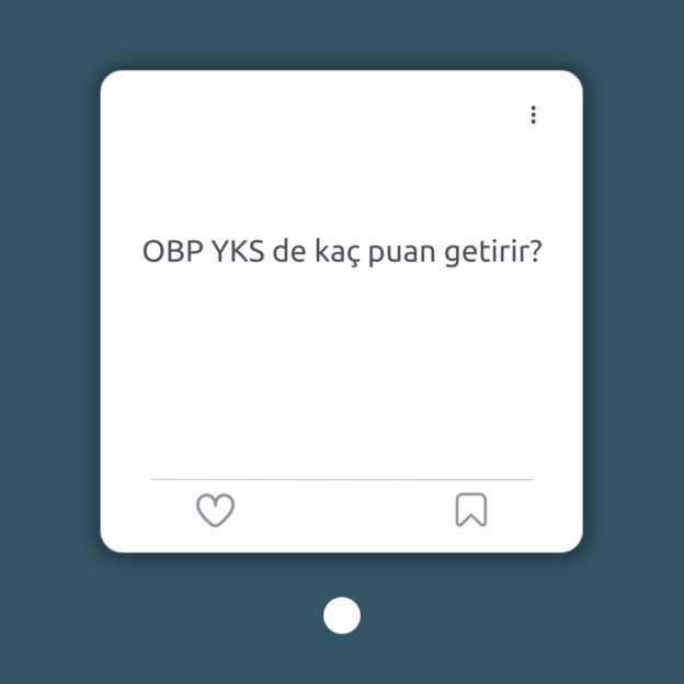 OBP YKS de kaç puan getirir? 1