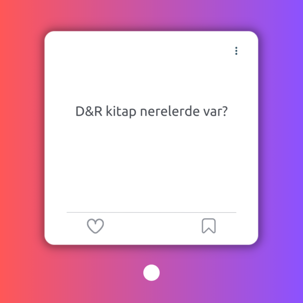 D&R kitap nerelerde var? 1