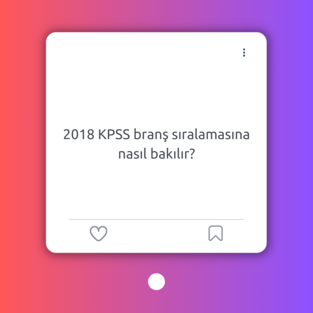 2018 KPSS branş sıralamasına nasıl bakılır? 1