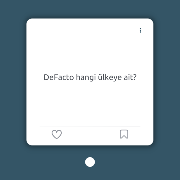 DeFacto hangi ülkeye ait? 1