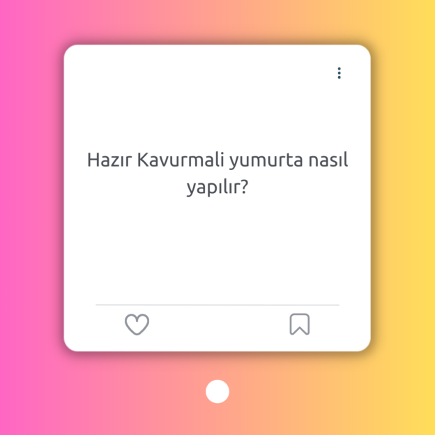 Hazır Kavurmali yumurta nasıl yapılır? 1