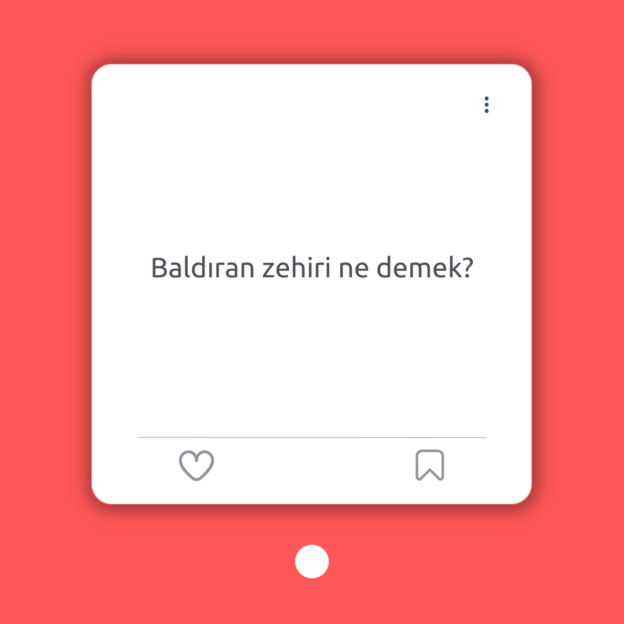 Baldıran zehiri ne demek? 1