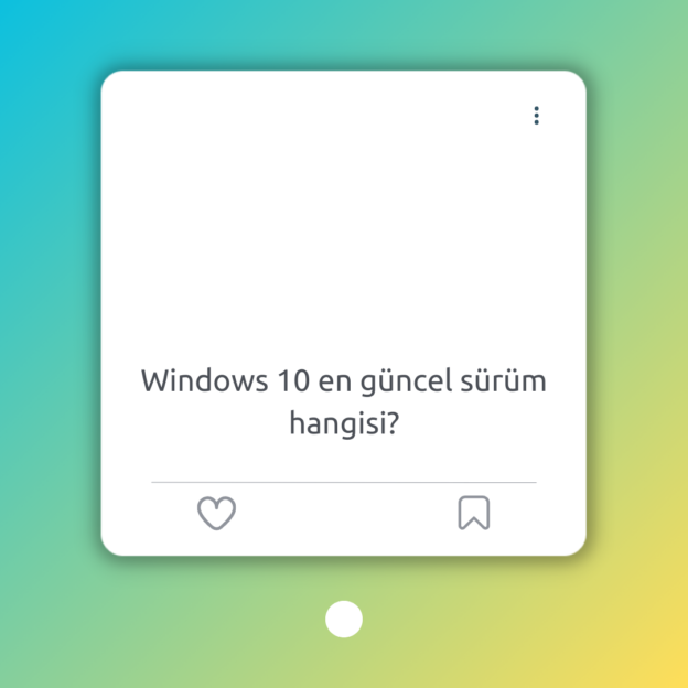 Windows 10 en güncel sürüm hangisi? 1