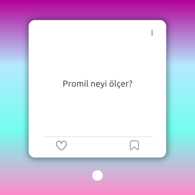 Promil neyi ölçer? 1