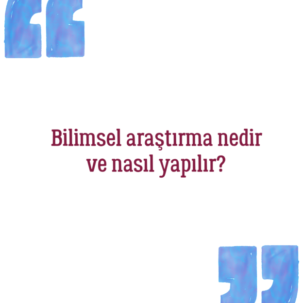 Bilimsel araştırma nedir ve nasıl yapılır? 1