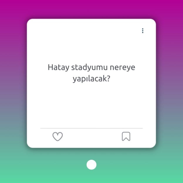 Hatay stadyumu nereye yapılacak? 1