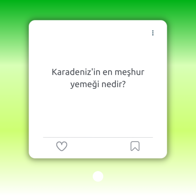 Karadeniz'in en meşhur yemeği nedir? 1