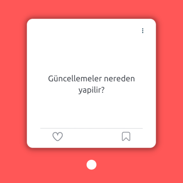 Güncellemeler nereden yapilir? 1