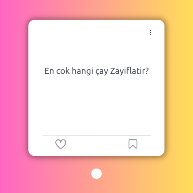 En cok hangi çay Zayiflatir? 1