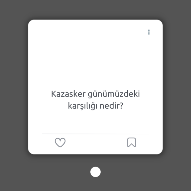 Kazasker günümüzdeki karşılığı nedir? 1