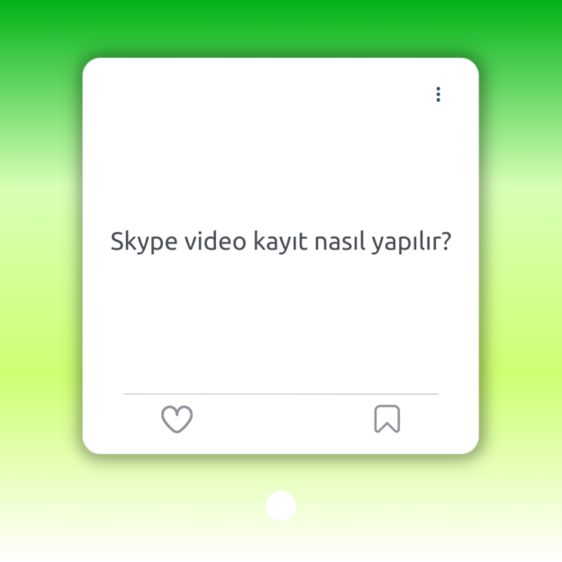 Skype video kayıt nasıl yapılır? 1