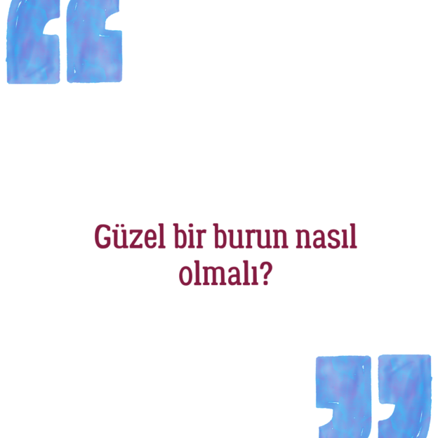 Güzel bir burun nasıl olmalı? 1