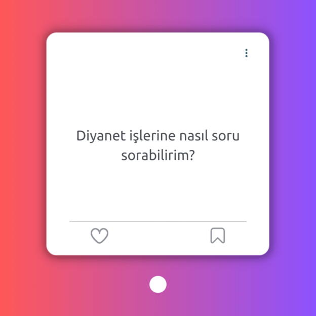 Diyanet işlerine nasıl soru sorabilirim? 1