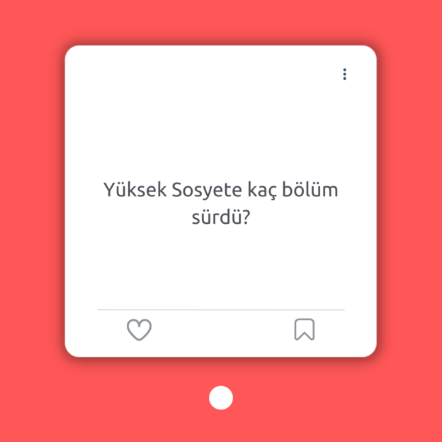 Yüksek Sosyete kaç bölüm sürdü? 1