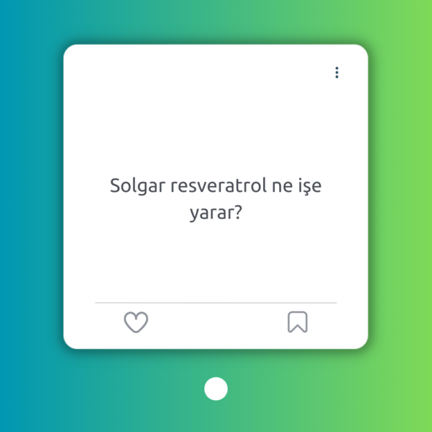 Solgar resveratrol ne işe yarar? 1