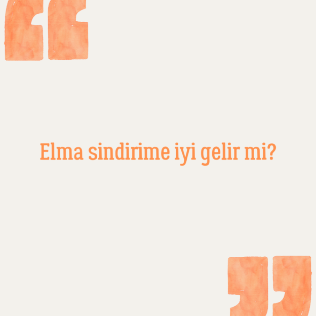 Elma sindirime iyi gelir mi? 1