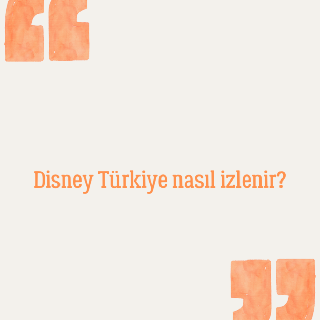 Disney Türkiye nasıl izlenir? 1