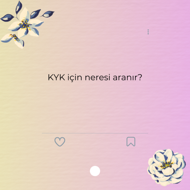 KYK için neresi aranır? 1