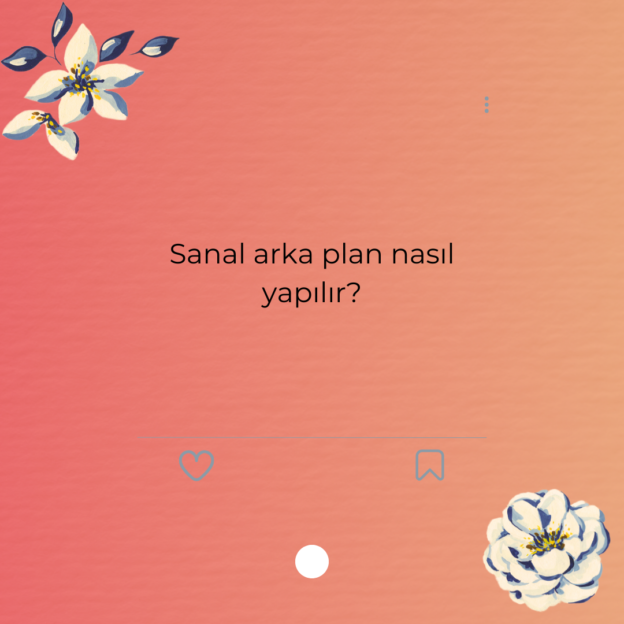 Sanal arka plan nasıl yapılır? 1