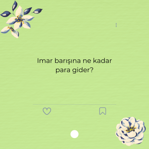 Imar barışına ne kadar para gider? 1