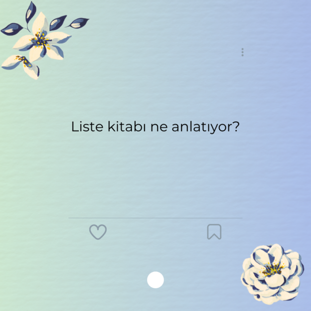 Liste kitabı ne anlatıyor? 1