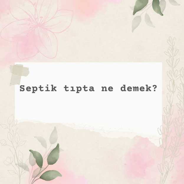 Septik tıpta ne demek? 1