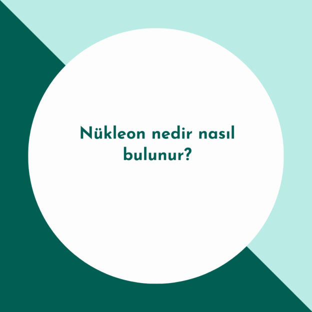 Nükleon nedir nasıl bulunur? 1